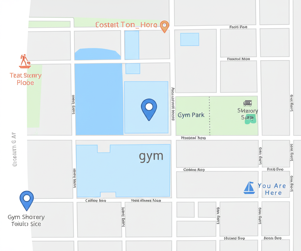 Gym Location Map