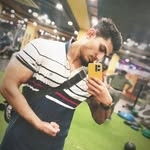 Ali Raza at the gym