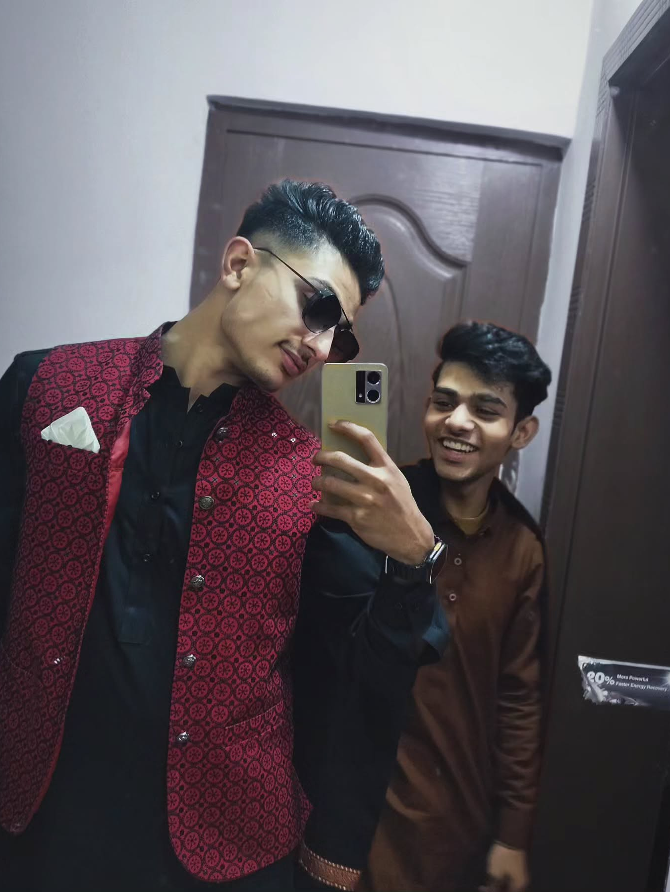 Ali Raza with client